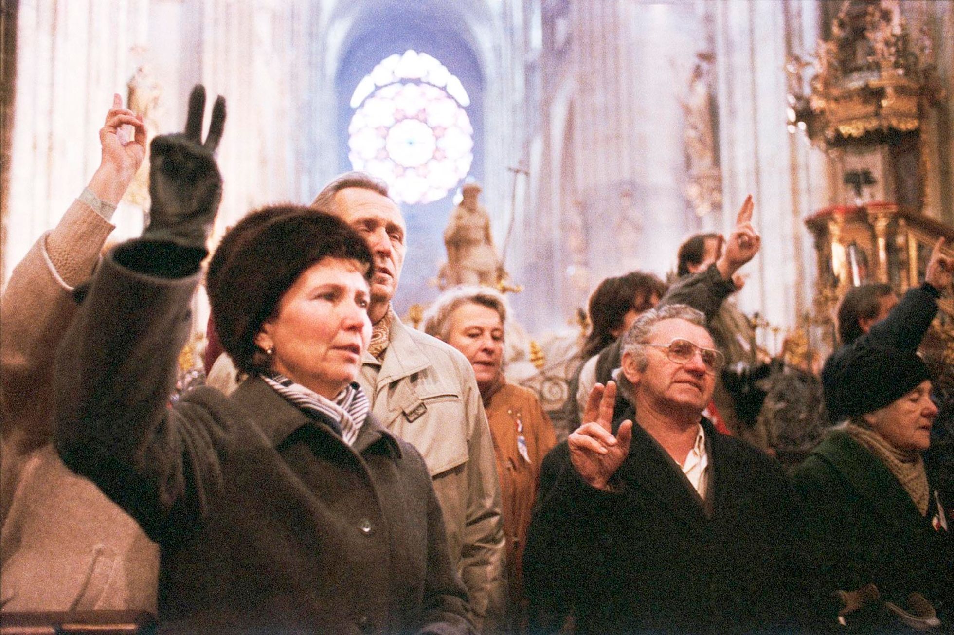 Sv, Anežka Český, Vatikán Praha svatořečení, Papež Jan Pavel II. kardinál František Tomášek, komunismus