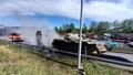 Tank požár pražský okruh