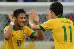 Neymar sestřelil také Itálii, Balotelliho patička nestačila