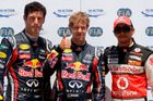 Dominantní Vettel vstoupí do VC Evropy z pole position