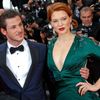 Cast members Gaspard Ulliel and Lea Seydoux pose on the red carpet as they arrive for the screening of the film &quot;Saint Laurent&quot; in competition at the 67th Cannes Film Festival in Cannes