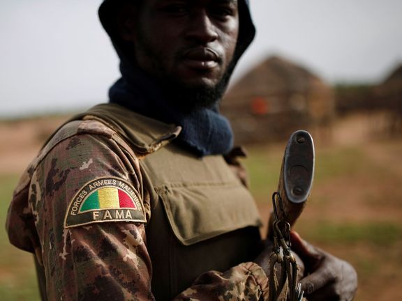 Voják armády Mali.