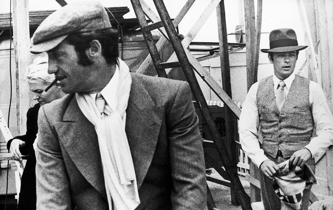 Jean-Paul Belmondo a Alain Delon v roce 1969.