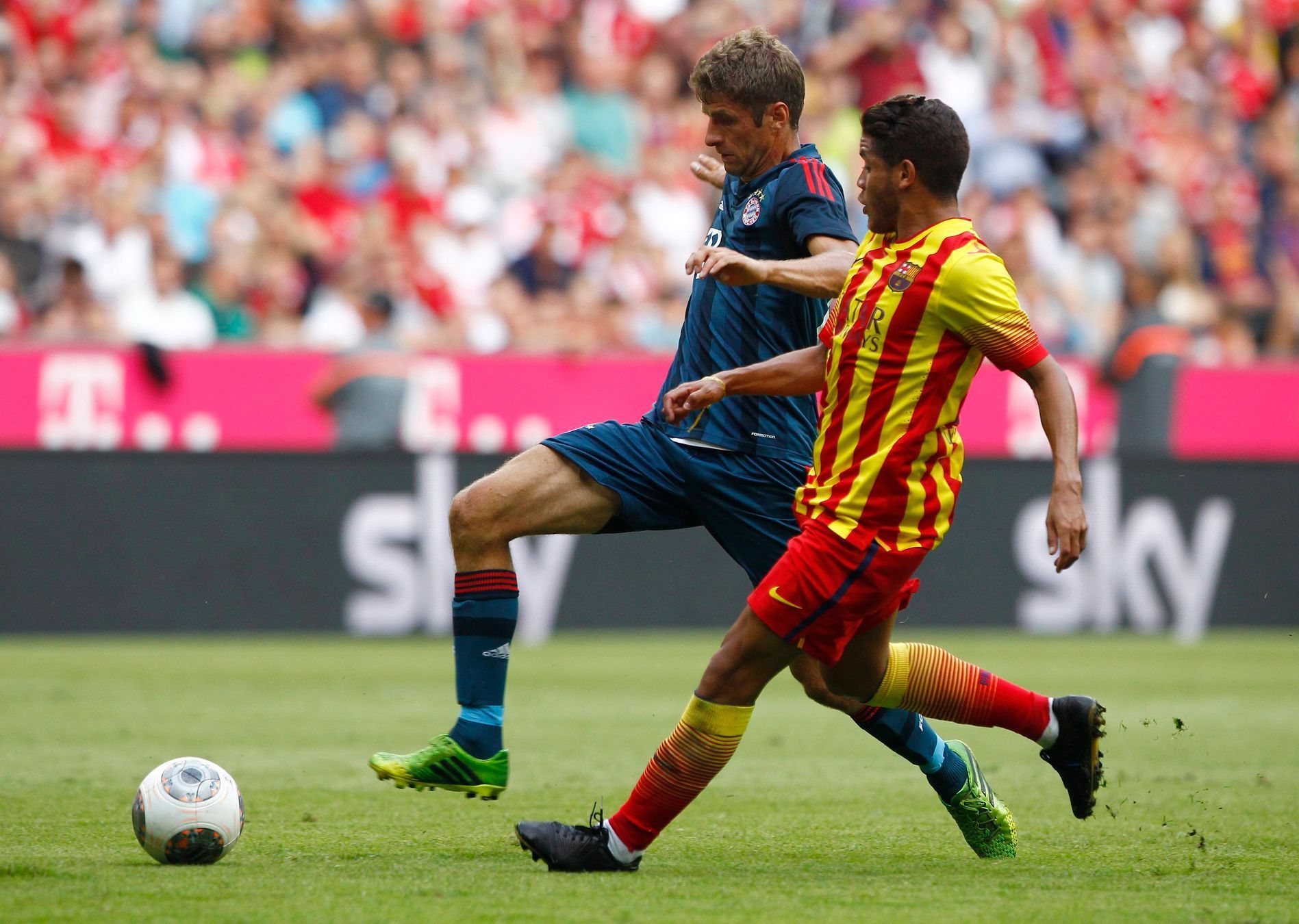 Bayern Mnichov - FC Barcelona (přátelský zápas, Thomas Müller)