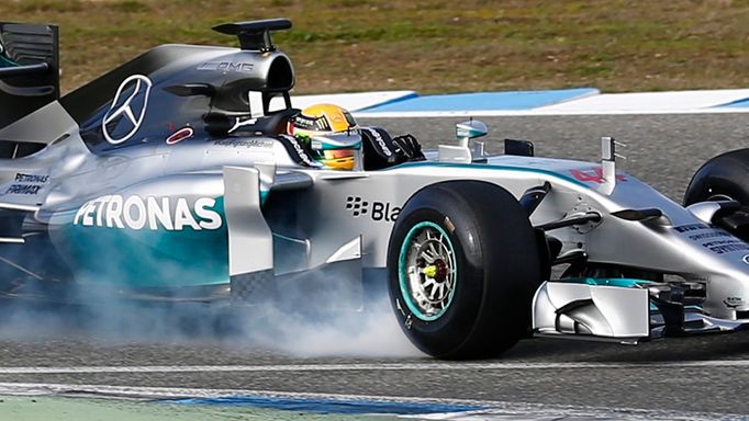 F1 testy: Lewis Hamilton, Mercedes