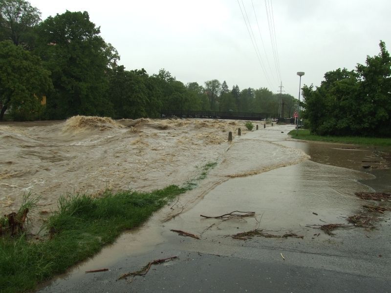 Povodně - Valašské Meziříčí - 2010