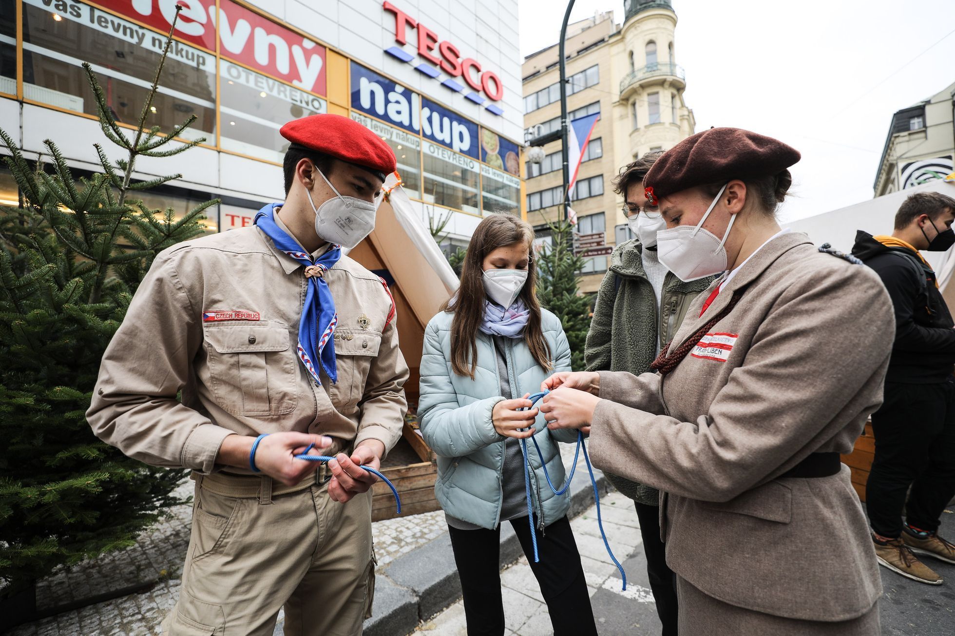 17. listopad 2021, státní svátek, Sametová revoluce, 17. 11. 2021, Národní třída, Hlávkova kolej