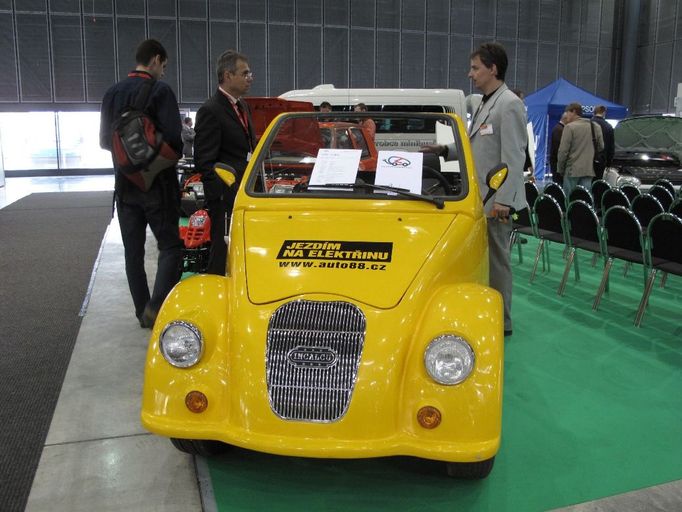 Ekologie patří k důležitým tématům i v autoprůmyslu. Proto jsou na Autosalonu k vidění i elektromobily.