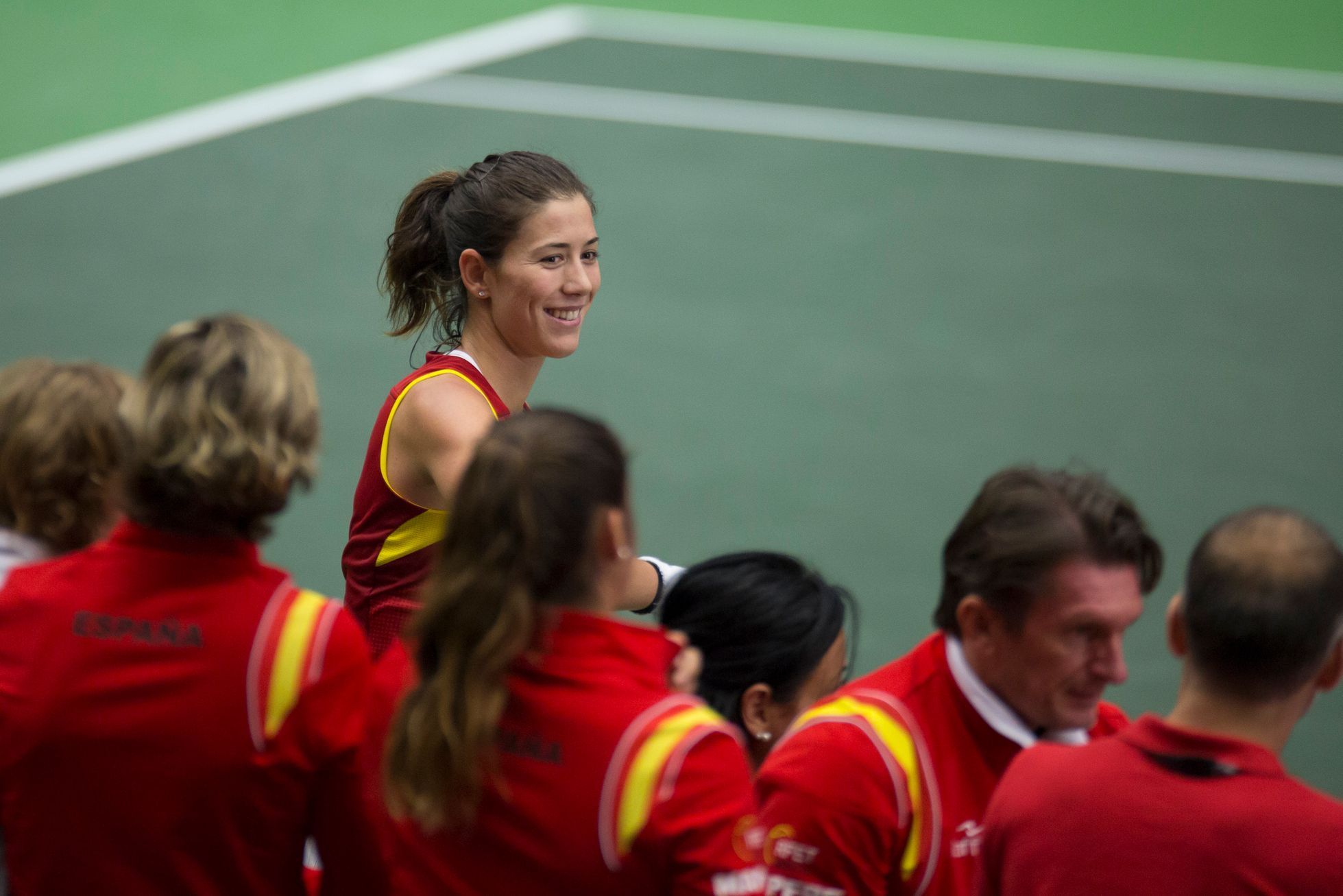 Fed Cup Česko - Španělsko, úvodní dvouhry