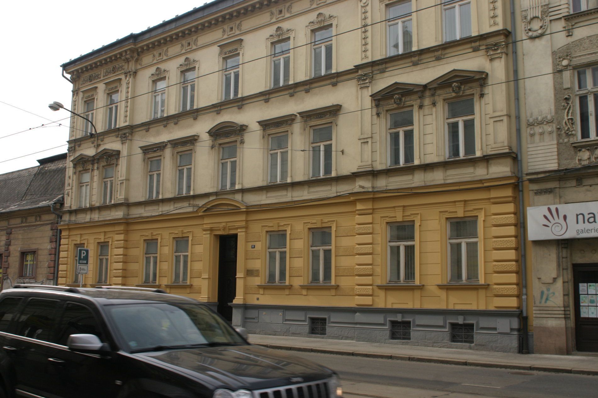 Bývalé sídlo Státního pozemkového úřadu vlastněného Aloisem Hadamczikem