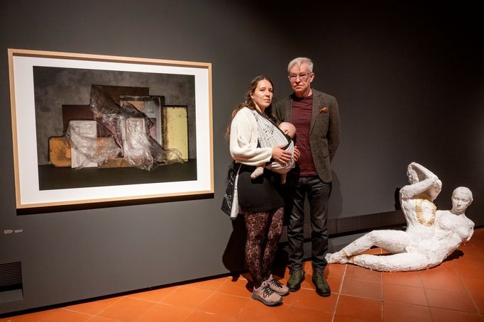 Sochařka Kateřina Komm a fotograf Ivan Pinkava.