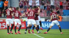Radost Sparty v semifinále MOL Cupu Sparta - Plzeň