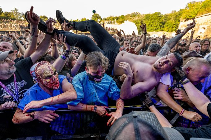 Snímek z letošního ročníku festivalu Brutal Assault.