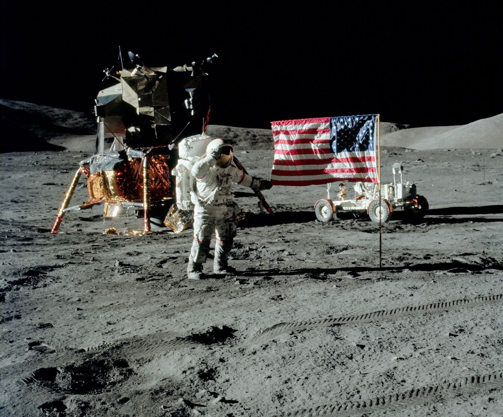 NASA Lunar Roving Vehicle Měsíc vozidlo