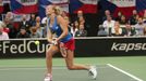 Kateřina Siniaková ve finále Fed Cupu 2018 Česko - USA