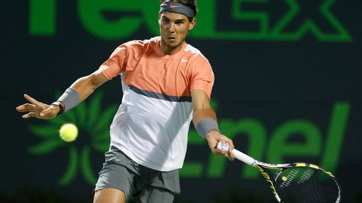 Rafael Nadal na turnaji v Miami 2014