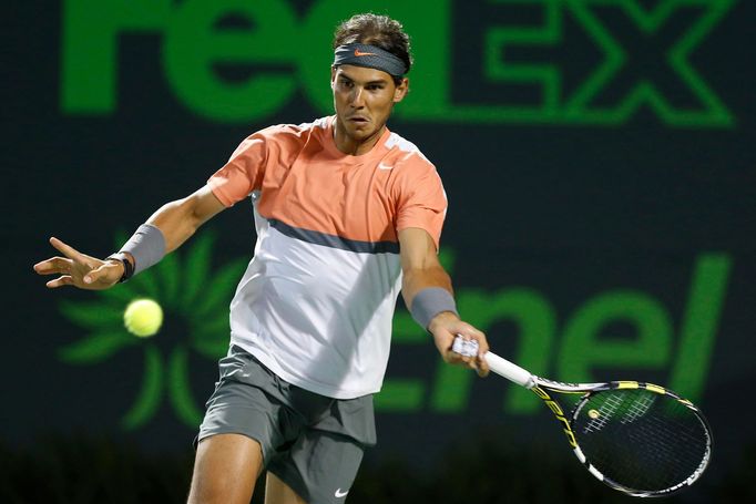 Rafael Nadal na turnaji v Miami 2014