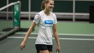 V dobré náladě byla jako obvykle věčně usměvavá Lucie Šafářová, šampionka nedávného US Open (v deblu) a čtvrtfinalistka turnaje v Tchaj-peji (v singlu).