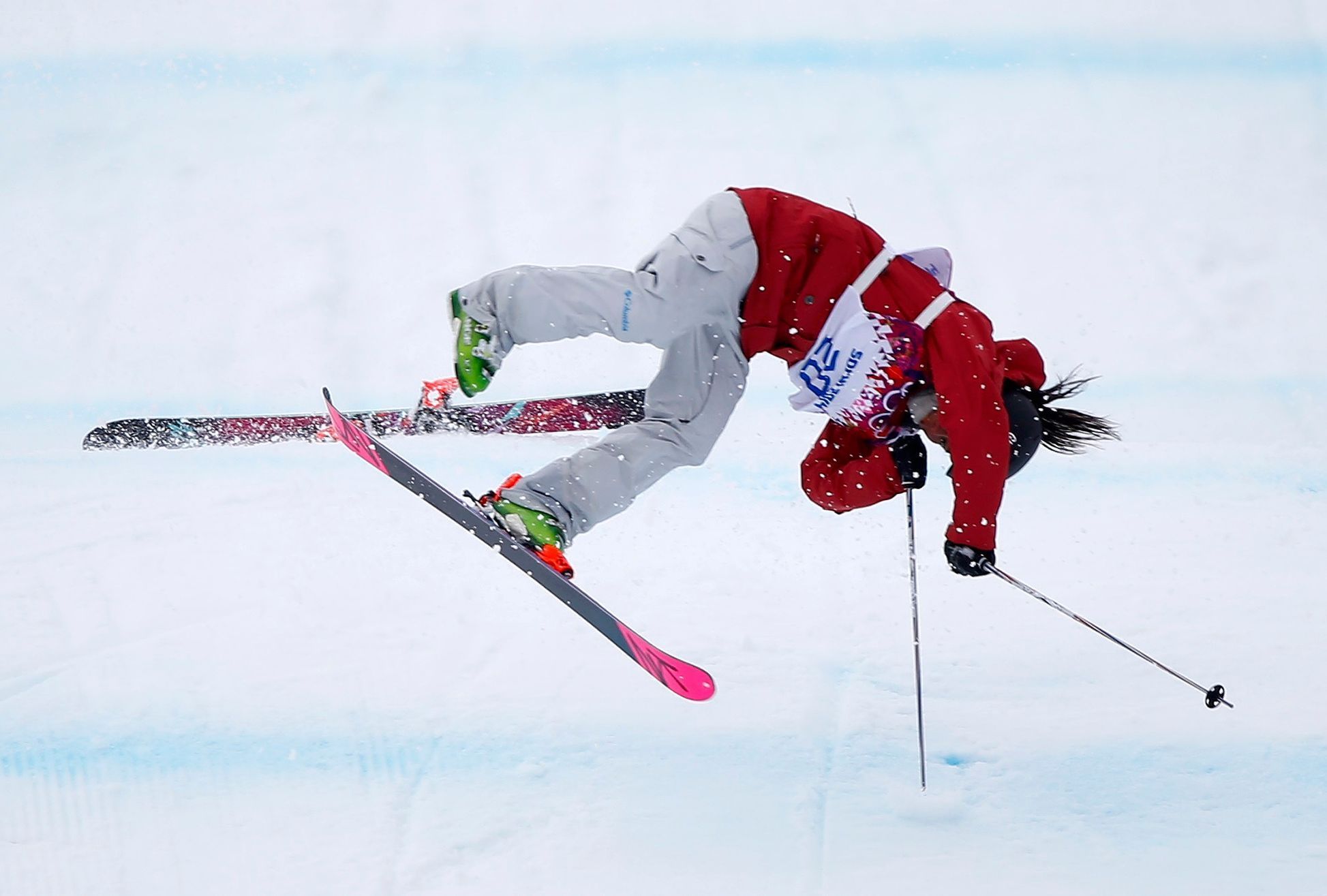 Kanaďanka Yuki Tsubotaová na OH Soči 2014 (slopestyle)