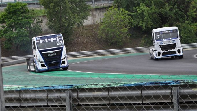 Závod ME tahačů na Hungaroringu 2019: Terry Gibon, MAN