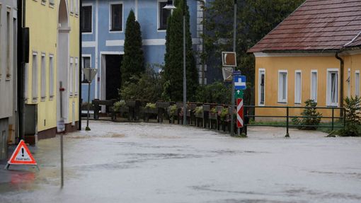 Povodeň v Rakousku.