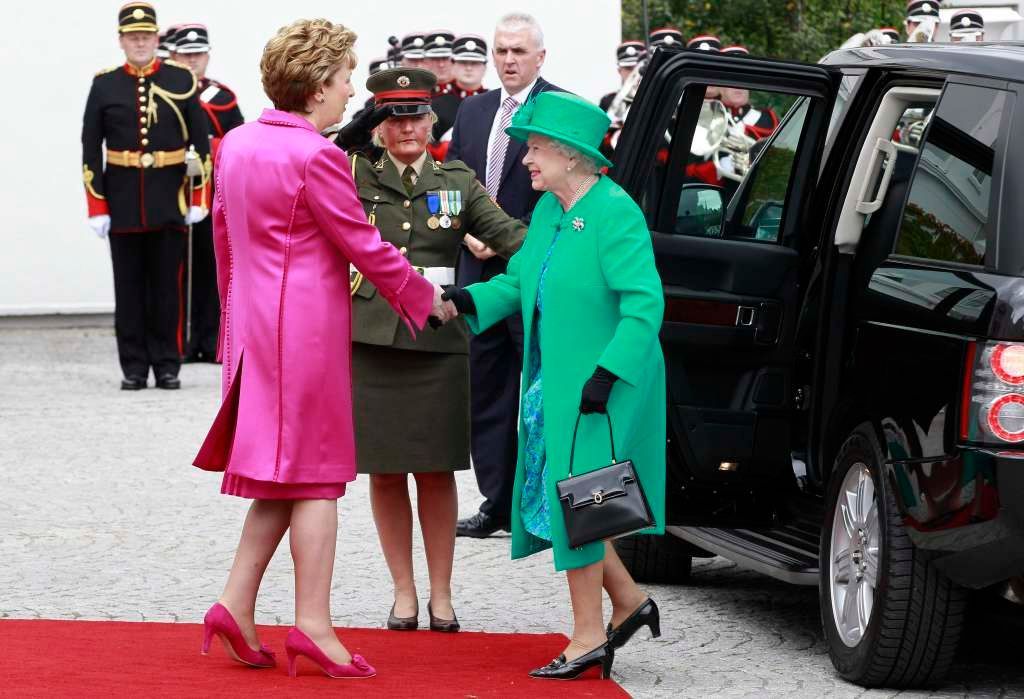 Královna Alžběta II. v Irsku