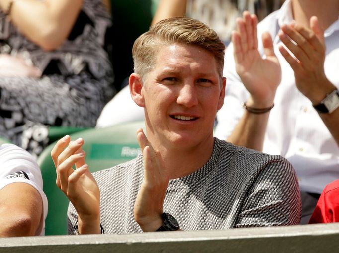 Bastian Schweinsteiger na Wimbledonu 2015