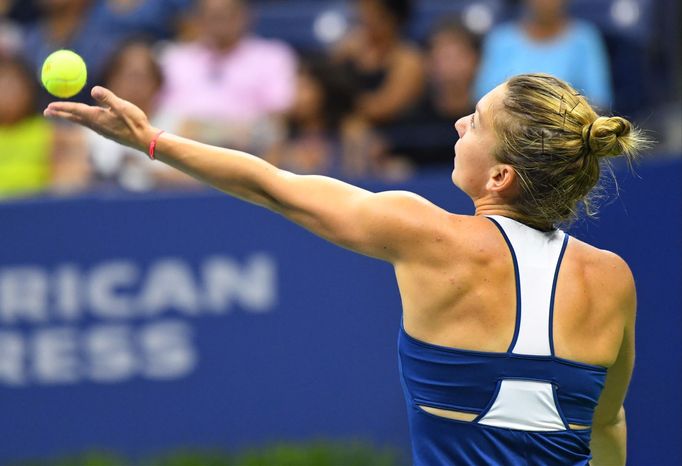 Simona Halepová na US Open 2016