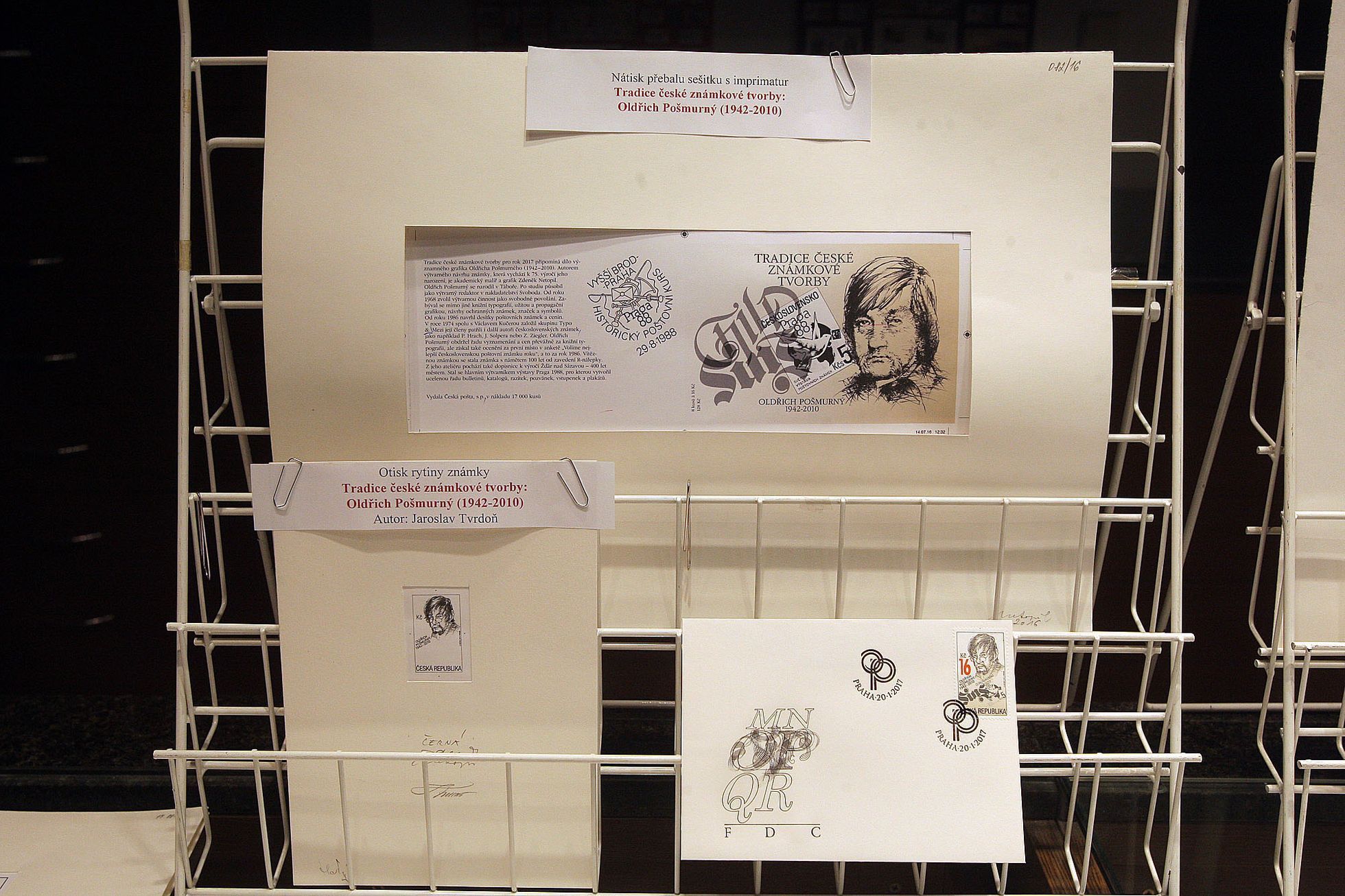 První poštovní známky roku 2017