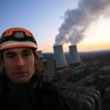 Ekologové protestují na komíně elektrárny Prunéřov