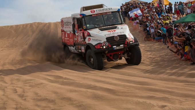 Aleš Loprais na Dakaru i v druhé etapě atakoval čelní příčky hodnocení kamionů.