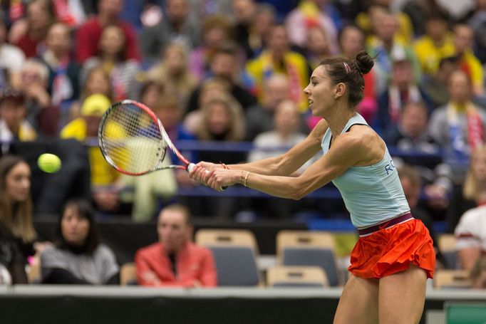 Siniaková vs. Buzarnescuová, Fed Cup, Česko vs. Rumunsko