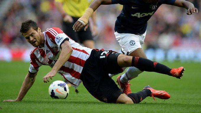 Ondřej Čelůstka se proti 'svým' United snažil, co mohl, přesto se Sunderlandem opět nebodoval.