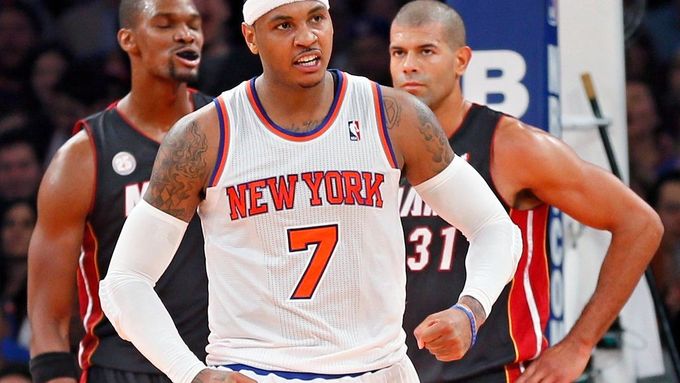 Carmelo Anthony, opora New Yorku Knicks.