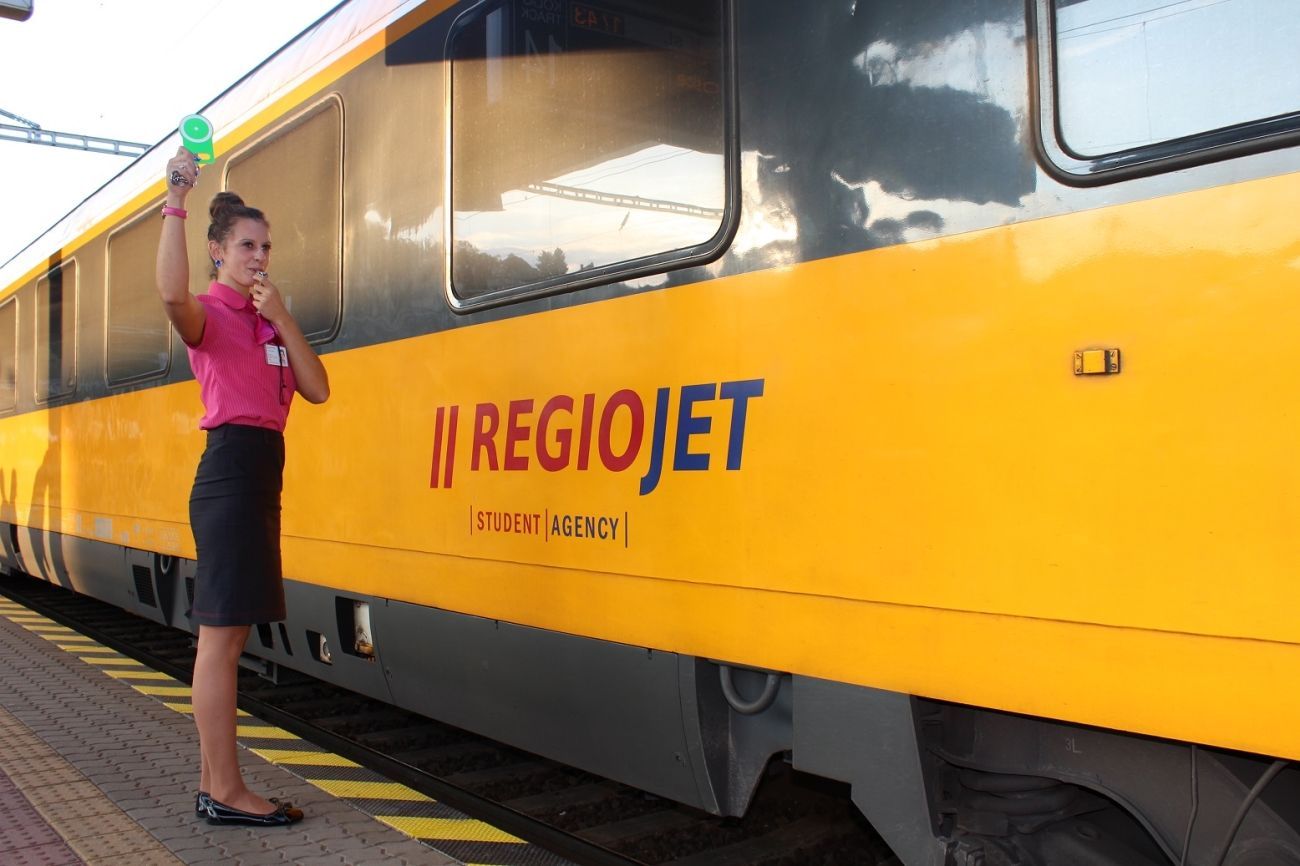 Vlaky Regiojet - ilustrační foto