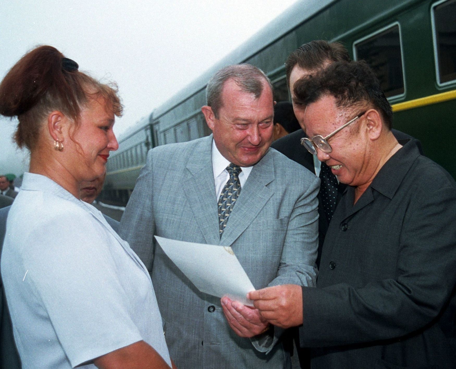 Cesty vlakem severokorejských vůdců