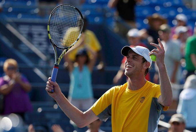 Sam Querrey na tenisovém US Open