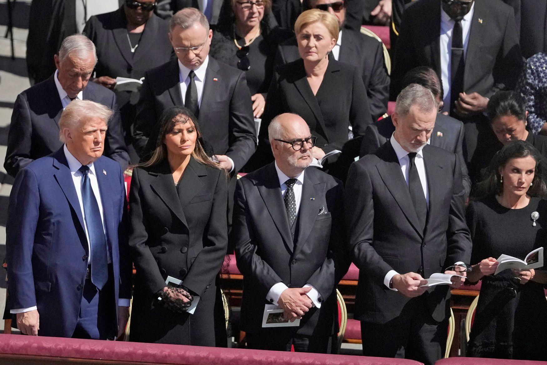 Papež František, pohřeb, státníci
