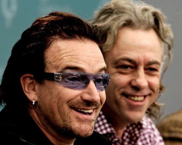 Bono a Bob Geldof