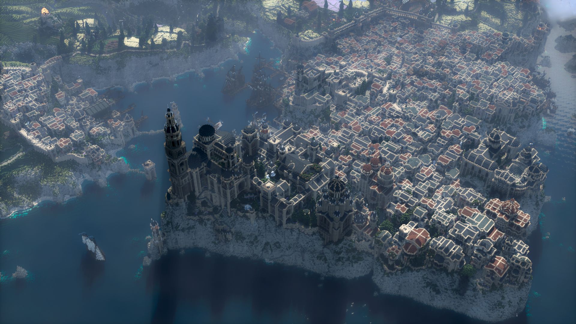 Minecraft, Středozem, Pán prstenů, Middle earth, MCME, Tolkien