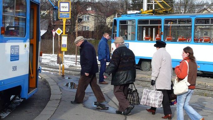 Ostravské tramvaje hlídá medvěd