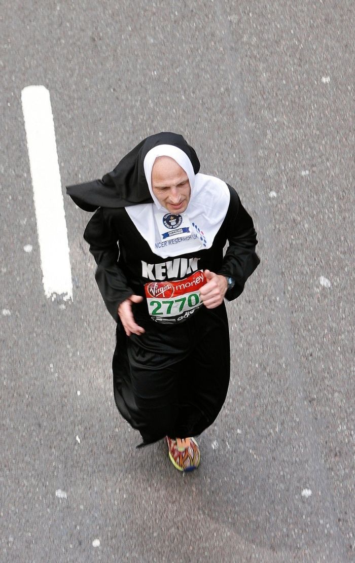 Atmosféra na londýnském maratonu