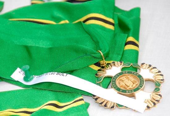Tak vypadá Řád Jamajky pro Usaina Bolta