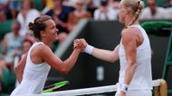 Před dvěma tisícovkami diváků ve třetím kole Wimbledonu vyřadila nasazenou i světovou čtyřku Kiki Bertensovou z Nizozemska.