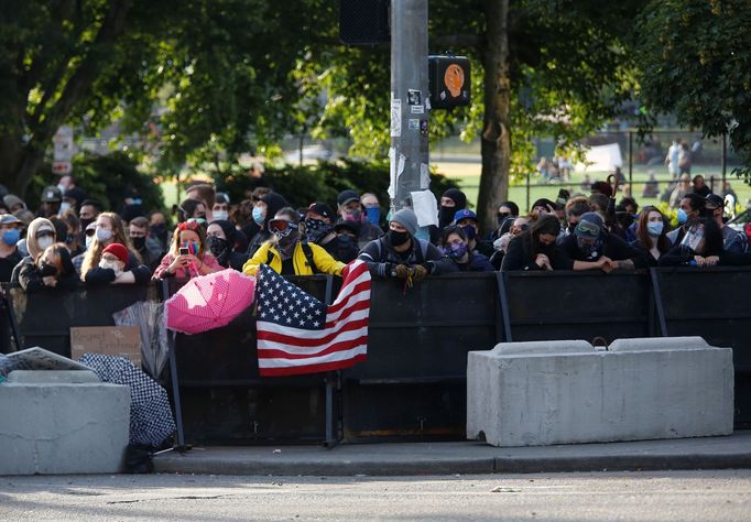 Protesty proti rasismu v Seattlu.