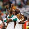 Fotbalisté Nigérie slaví vítězství na Africkém poháru národu