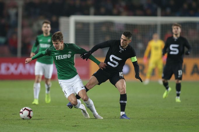 Nicolae Stanciu v ligovém zápase Sparta - Jablonec.