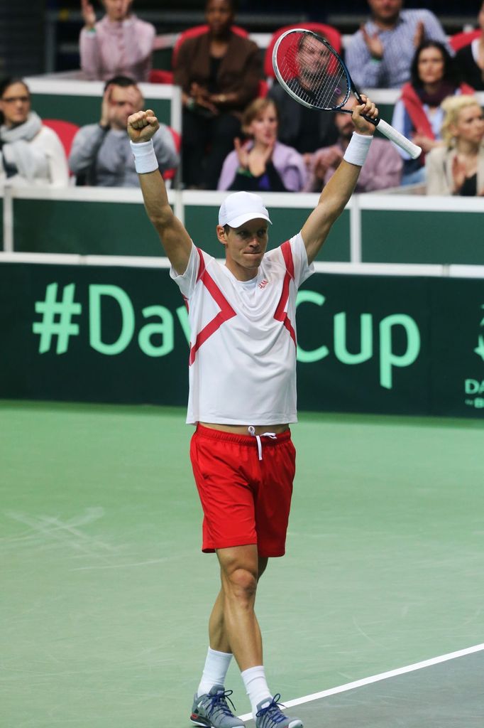 Davis Cup - Česko vs. Nizozemí (česká radost)