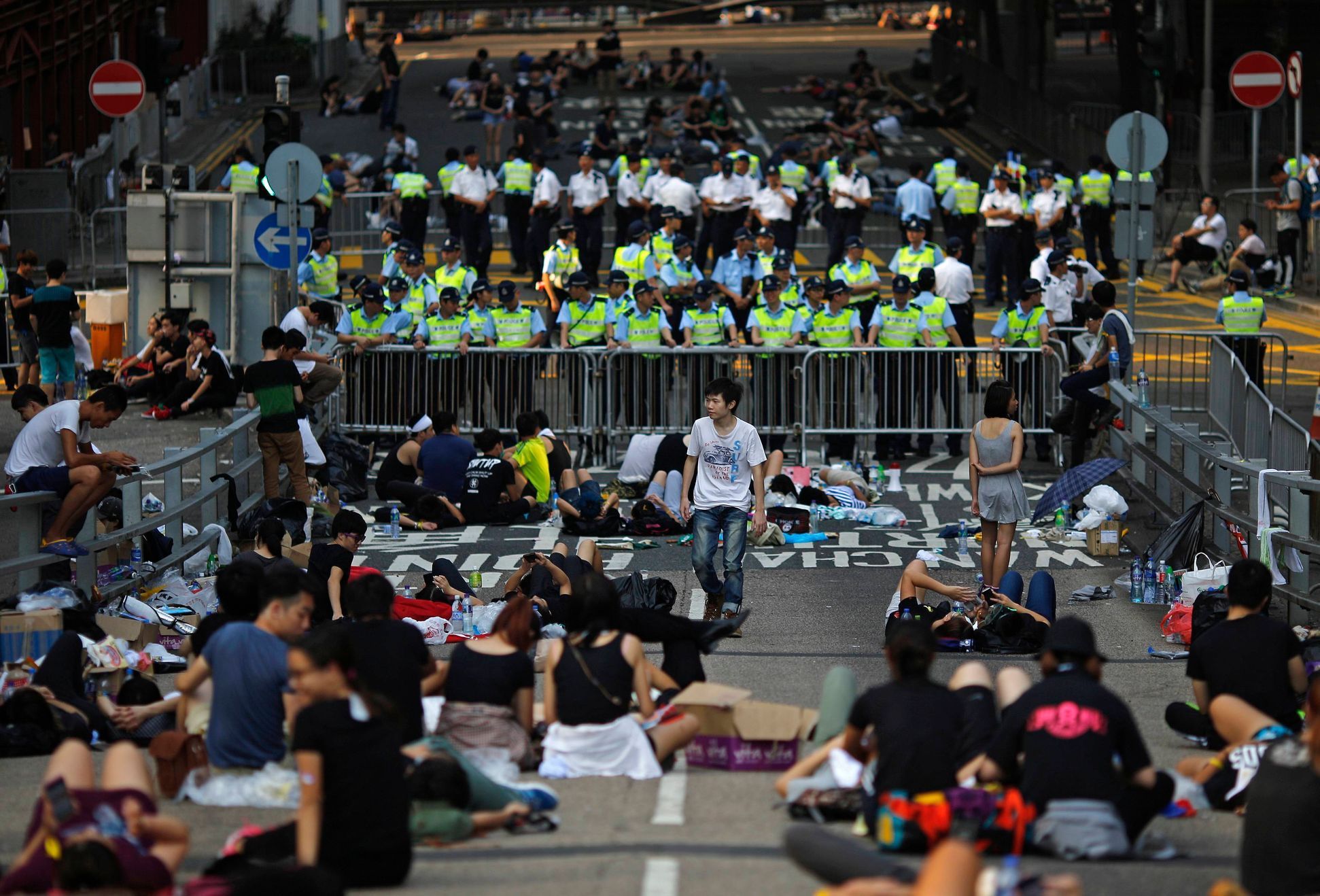 Protesty v Hongkongu