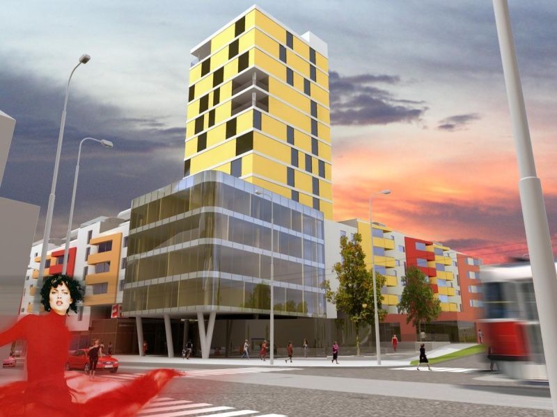 bytový a obchodní komplex Eden
